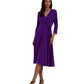 Surplice Jersey Dress