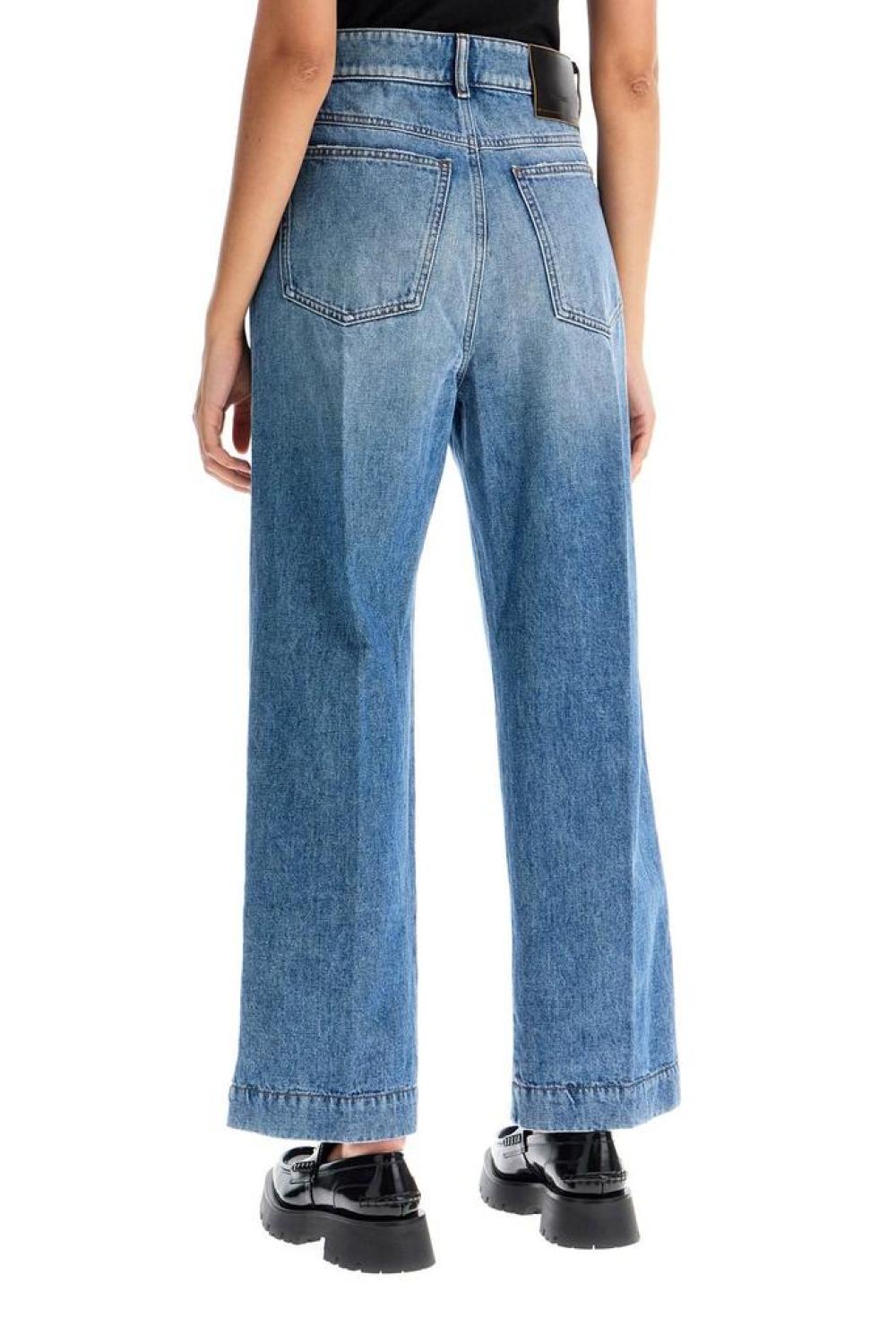 Sportmax High-Waisted Cropped Denim Jeans