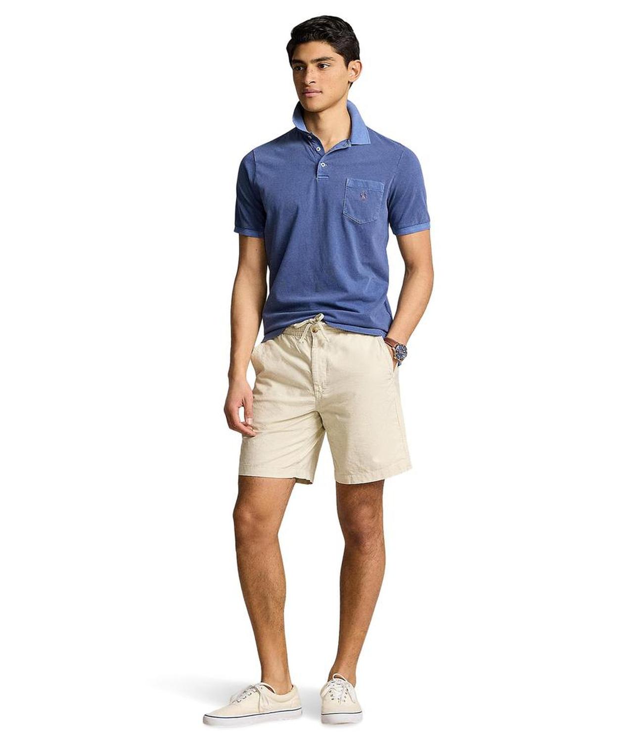 Classic Fit Garment-Dyed Polo Shirt