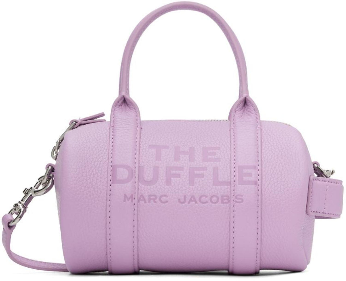 Purple 'The Leather Mini Duffle' Bag