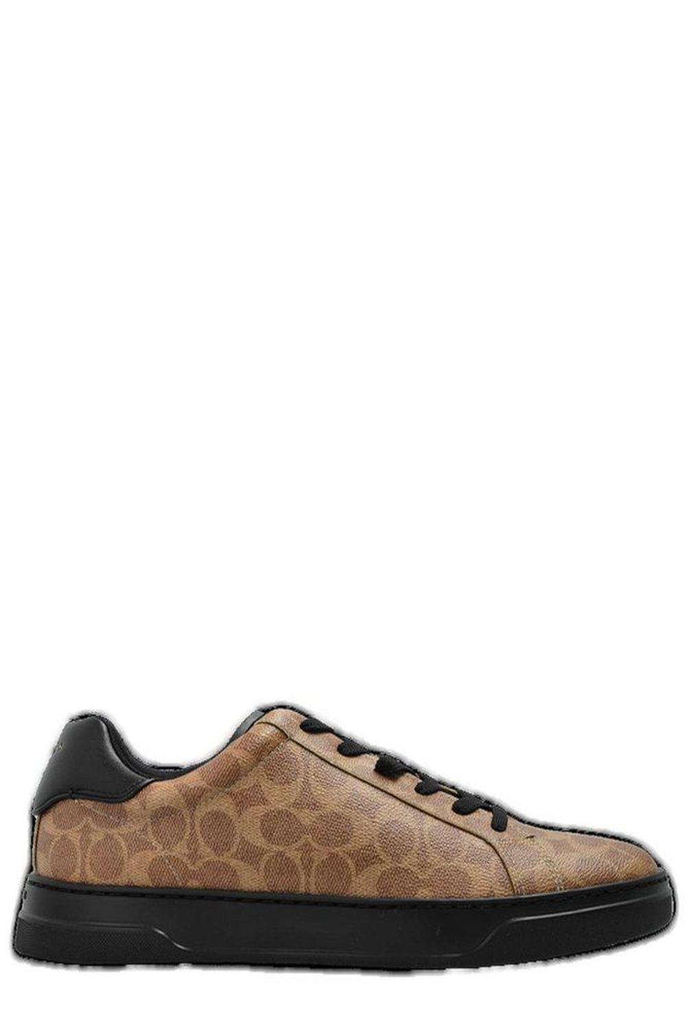 Coach High Line Monogrammed Low-Top Sneakers