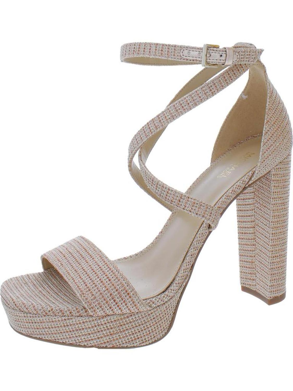 Charlize Womens Strappy Heels Ankle Strap