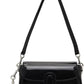 Black 'The Patent Leather Clover' Shoulder Bag