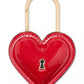 Key to My Heart Patent Bag Charm