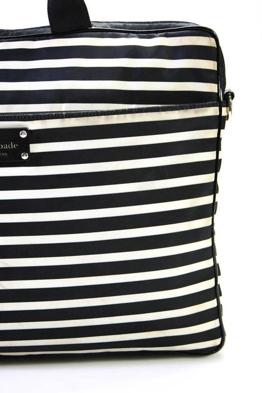 Kate Spade Women's Top Handle Crossbody Laptop Handbag Striped