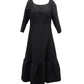 Marc Jacobs Runway Boatneck Dress in Black Wool