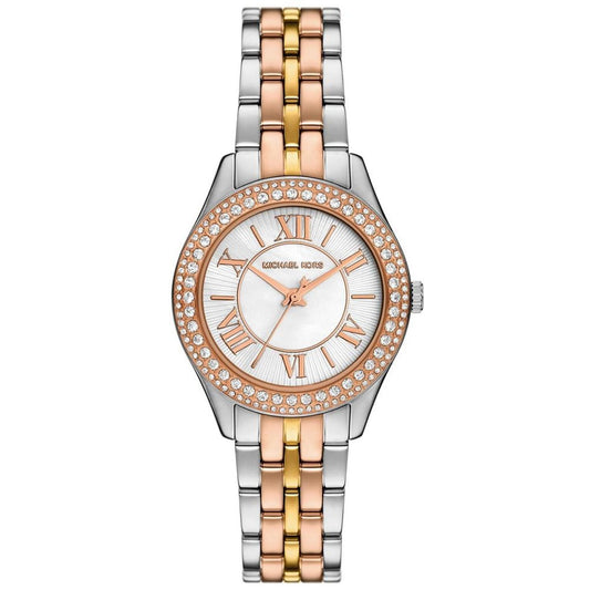 Women's Harlowe Three-Hand Tri-Tone Stainless Steel Watch 33mm