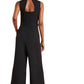 Charley Mock Neck Jumpsuit In Black