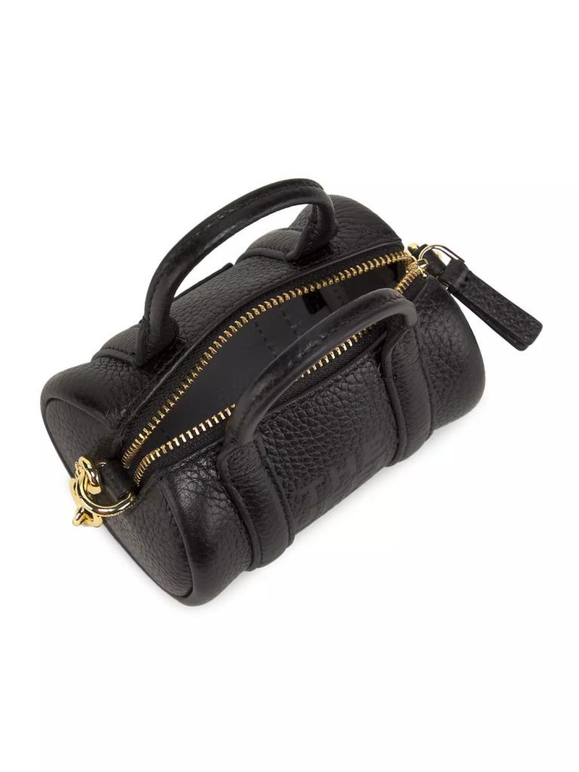 Nano Duffle Leather Crossbody Bag