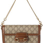 Gucci Horsebit 1955 Mini GG Supreme Canvas & Leather Shoulder Bag