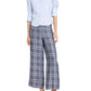 Hepburn Pant In Indigo Plaid