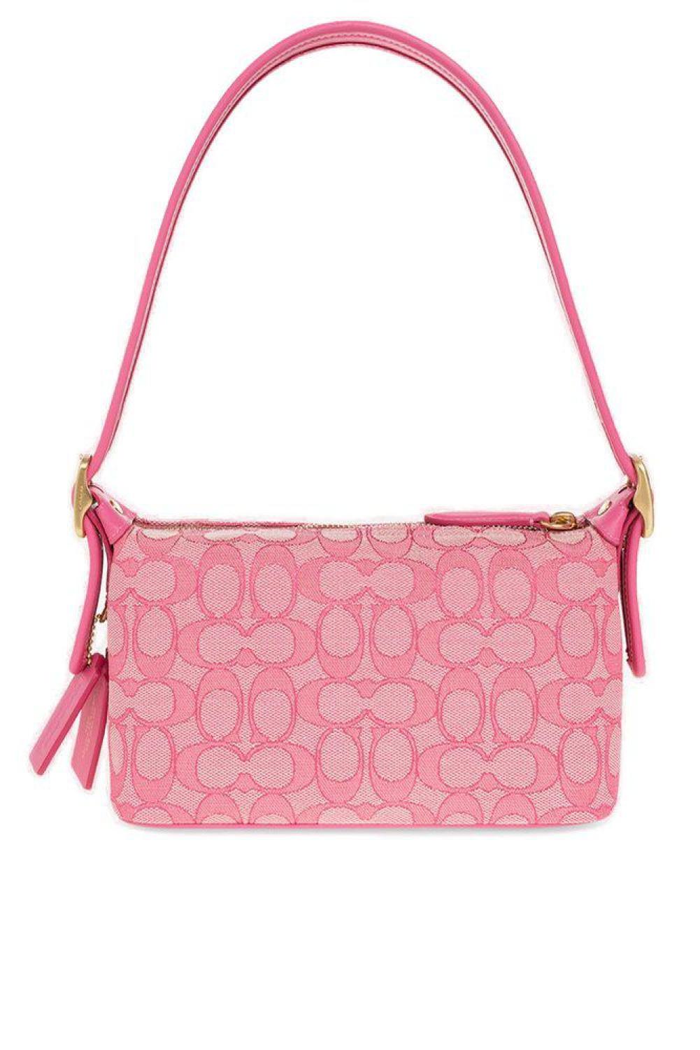 Coach Demi Signature Jacquard Shoulder Bag