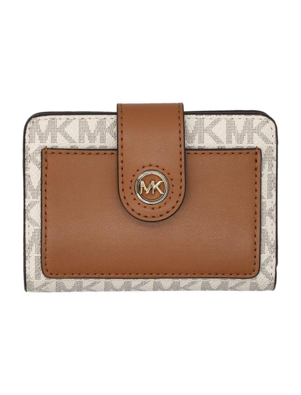 Michael Michael Kors Logo Plaque Bi-Fold Wallet