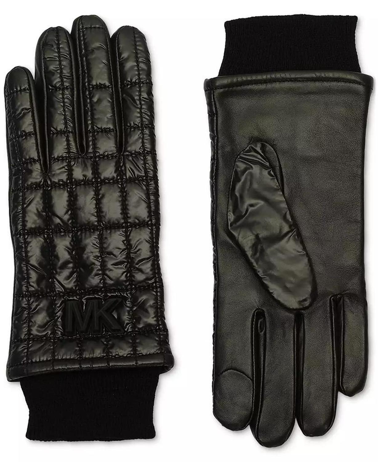 MICHAEL Women's Quilted Nylon Tech Gloves