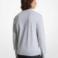 Logo Trim Cotton Blend Sweatshirt