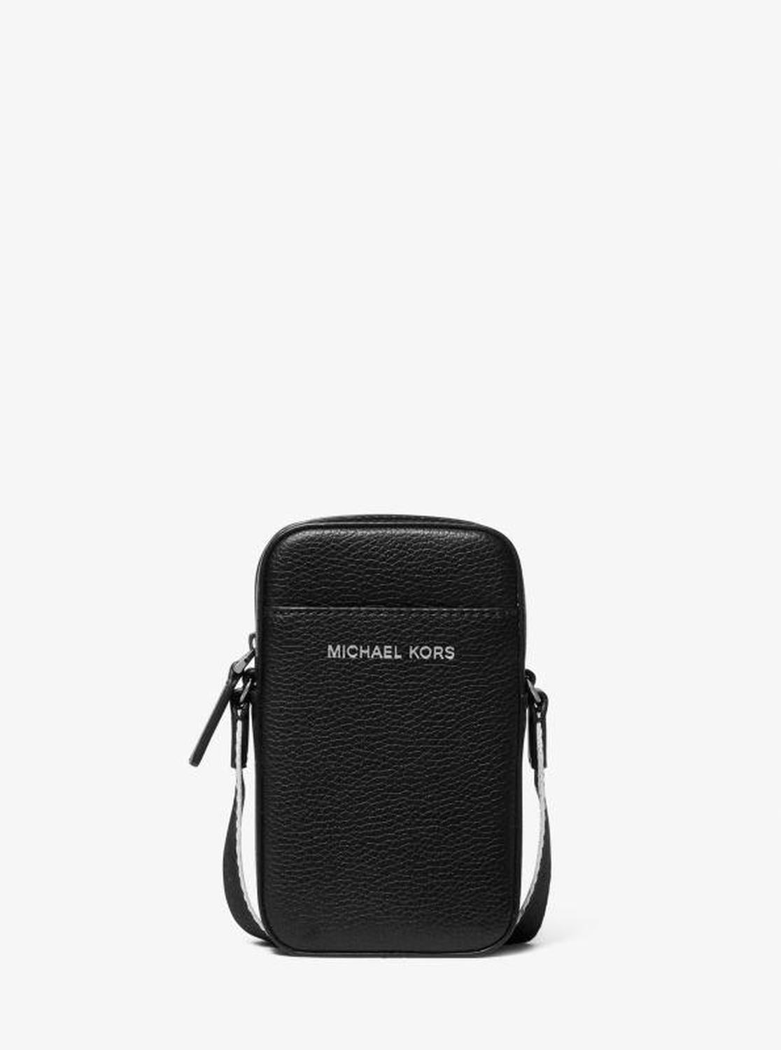 Cooper Pebbled Leather Smartphone Crossbody Bag