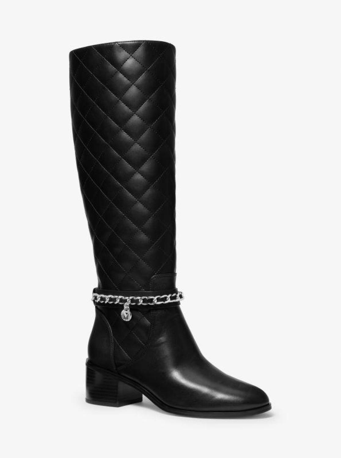 Elsa Quilted Leather Boot