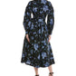 Marchesa Notte Indigo Midi Dress