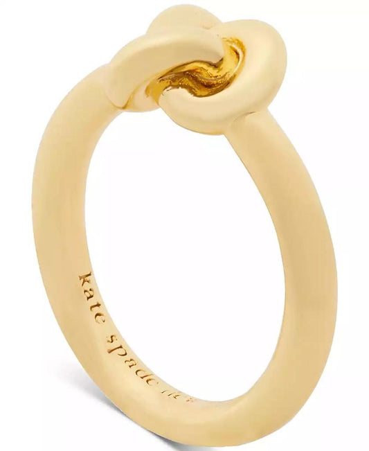 Gold-Tone Double Knot Accent Ring