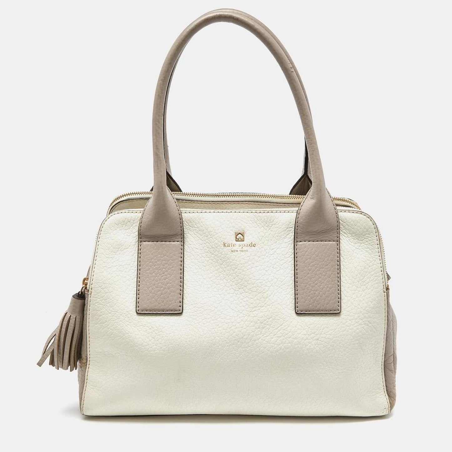 Kate Spade Off  Leather Double Zip Satchel