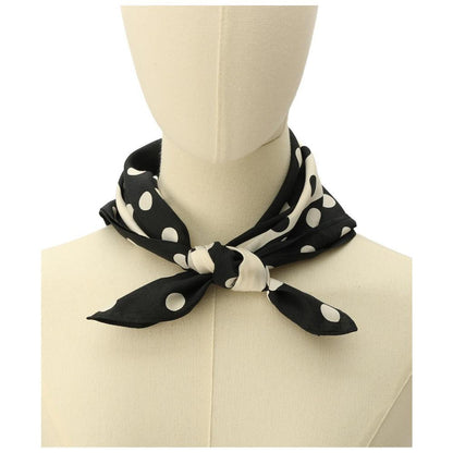 Women's Springtime Dot Silk Bandana Scarf