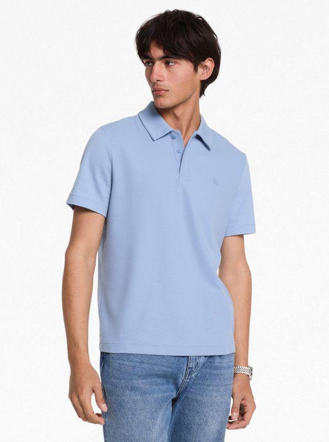 Stretch Cotton Piqué Polo Shirt