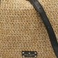 Kate Spade  Woven Straw And Leather Cobble Hill Hobo