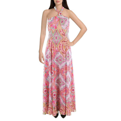 Normani Womens Chiffon Long Maxi Dress