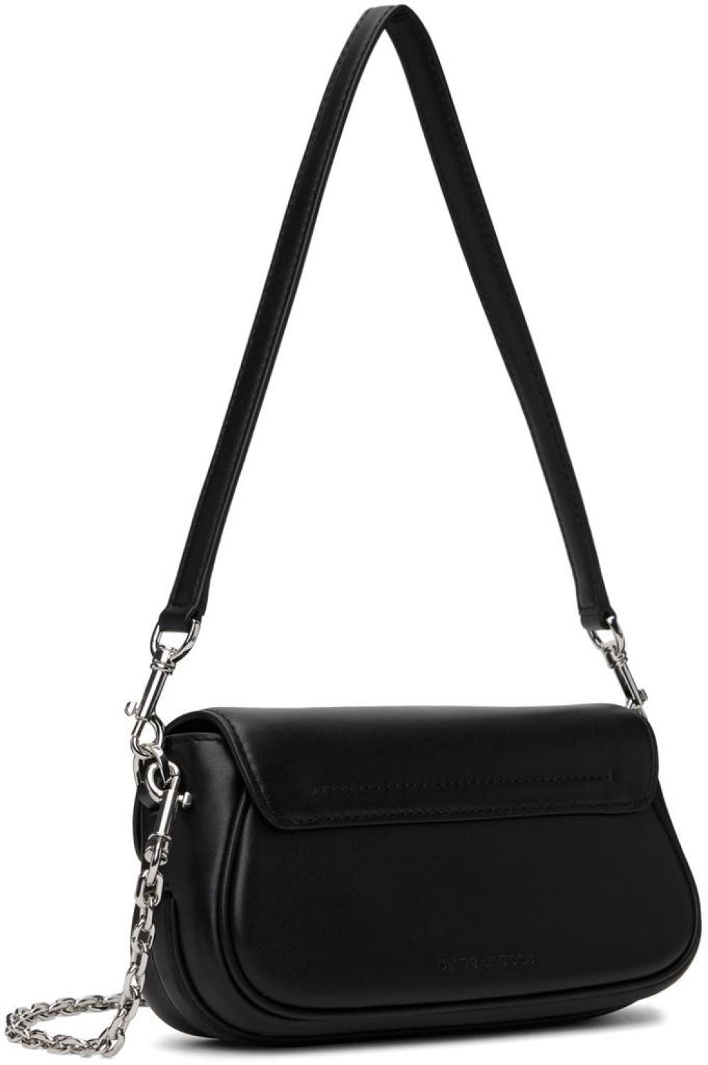 Black 'The Clover' Shoulder Bag