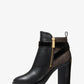 Clancy Logo and Leather Ankle Boot