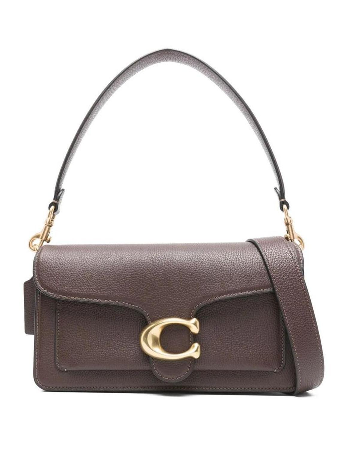 Coach Tabby Logo Plaque Shoulder Bag