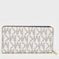 Michael Kors   Signature Coated Canvas Hamilton Zip Around Wallet