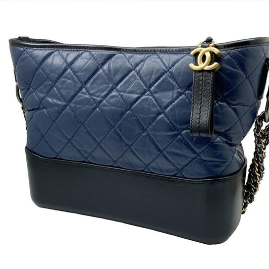 Chanel Gabrielle  Leather Shoulder Bag (Pre-Owned)