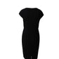 Max Mara Sheath Dress in Black Triacetate