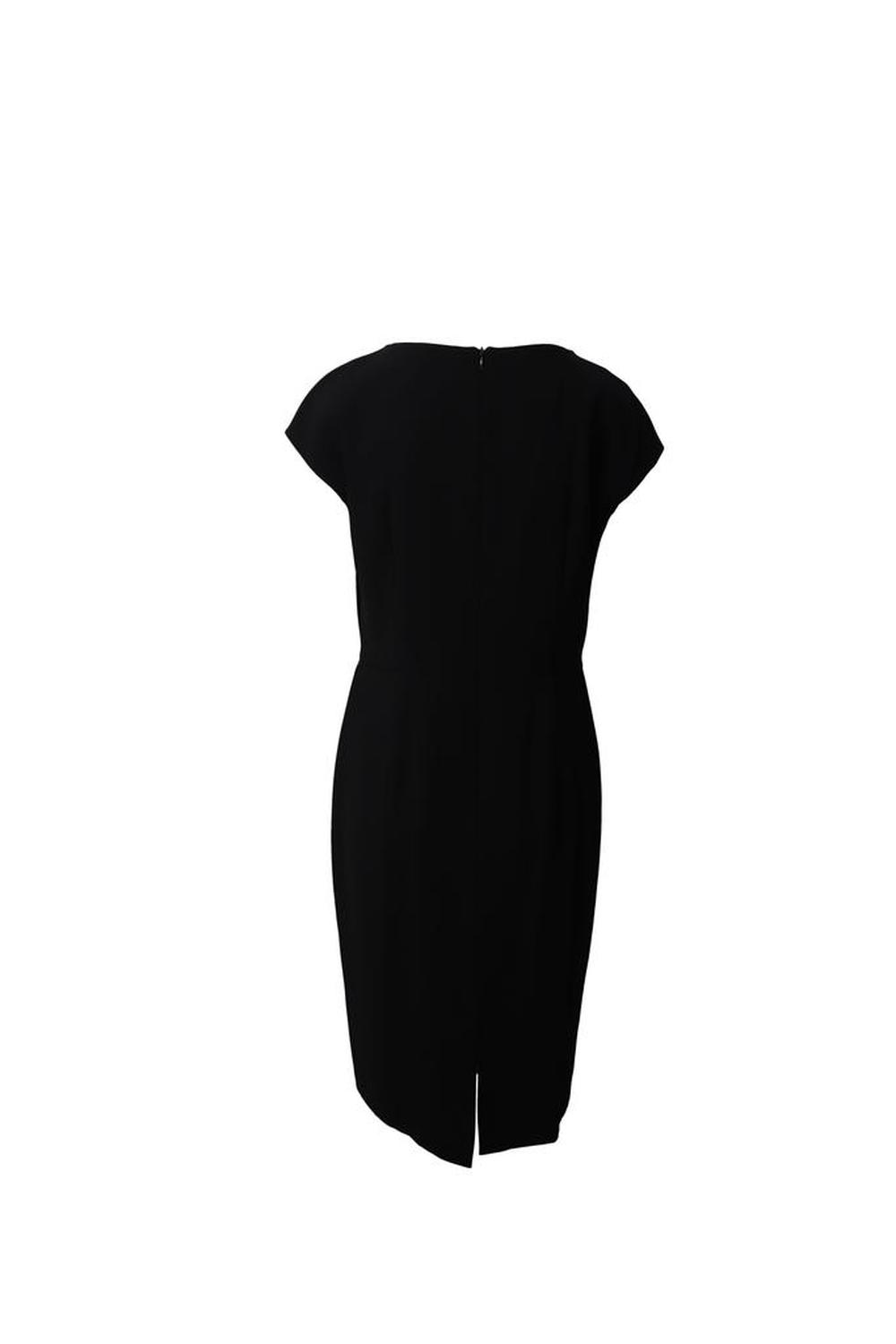 Max Mara Sheath Dress in Black Triacetate