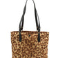 Taylor Leopard Crossbody Tote in Animal Print Nylon