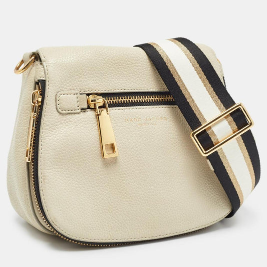 Marc Jacobs Light  Leather Recruit Nomad Saddle Shoulder Bag