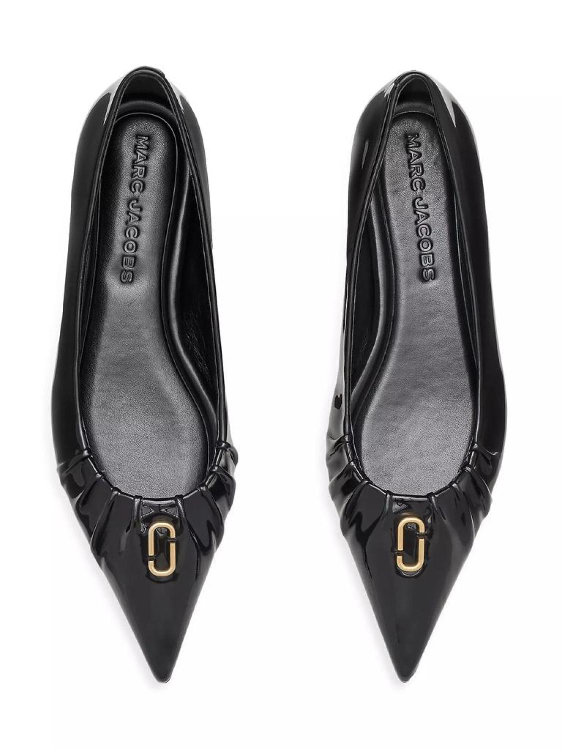 The Ali Leather Ballerina Flats