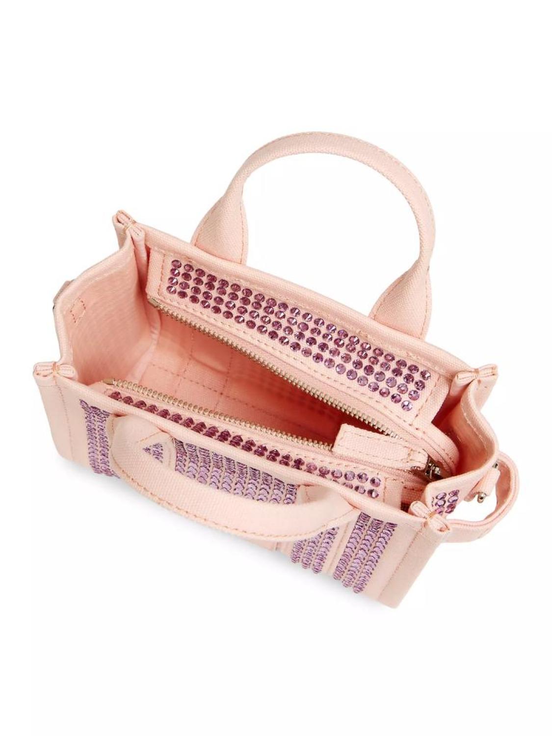 The Crystal Canvas Crossbody Tote Bag