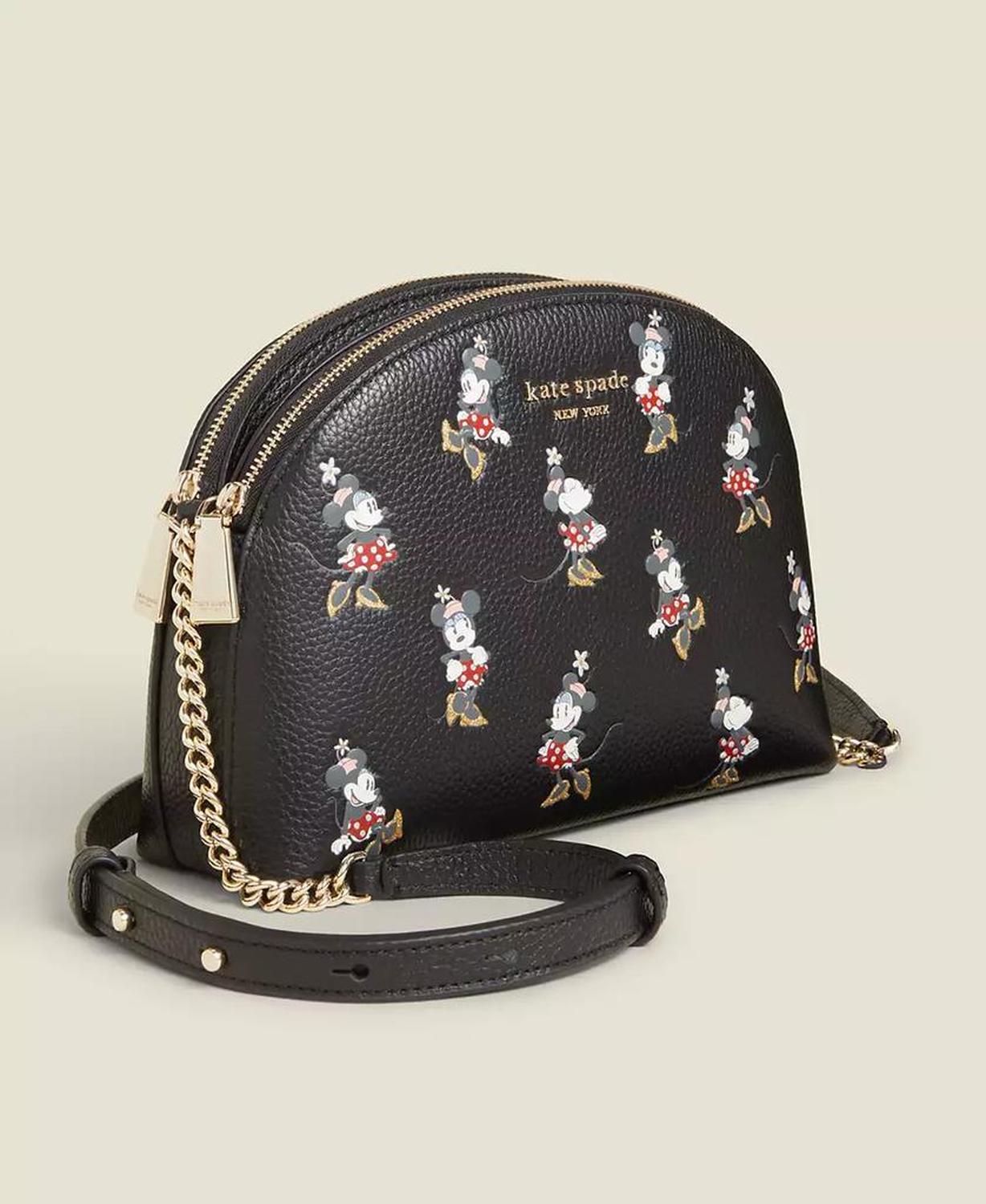 Disney | Macy's Minnie Mouse Double Zip Crossbody, Created for Macy's