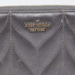 Kate Spade Grey Briar Lane Quilted Leather Neda Zip Around Wallet..