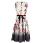 Marc Jacobs Printed Midi Length Dress in Floral Print Cotton