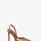 Martine Crocodile Embossed Leather Pump