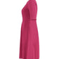 Pleated Dress in Pink Triacetate