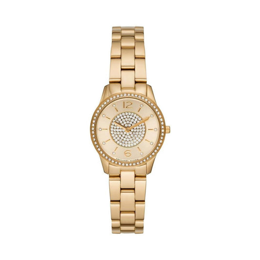 Michael Kors Runway MK6618 Women's Gold-Tone Quartz 28mm Watch