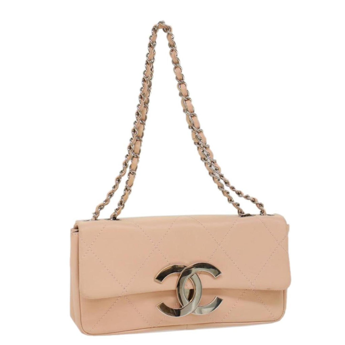 Chanel Cc  Leather Shoulder Bag (Pre-Owned)