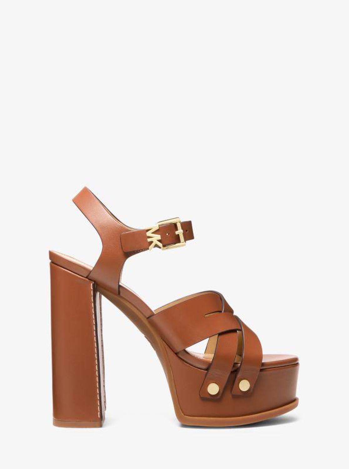 Nora Leather Platform Sandal