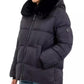 Women's Faux-Fur-Collar Hooded Puffer Coat, Created for Macy's