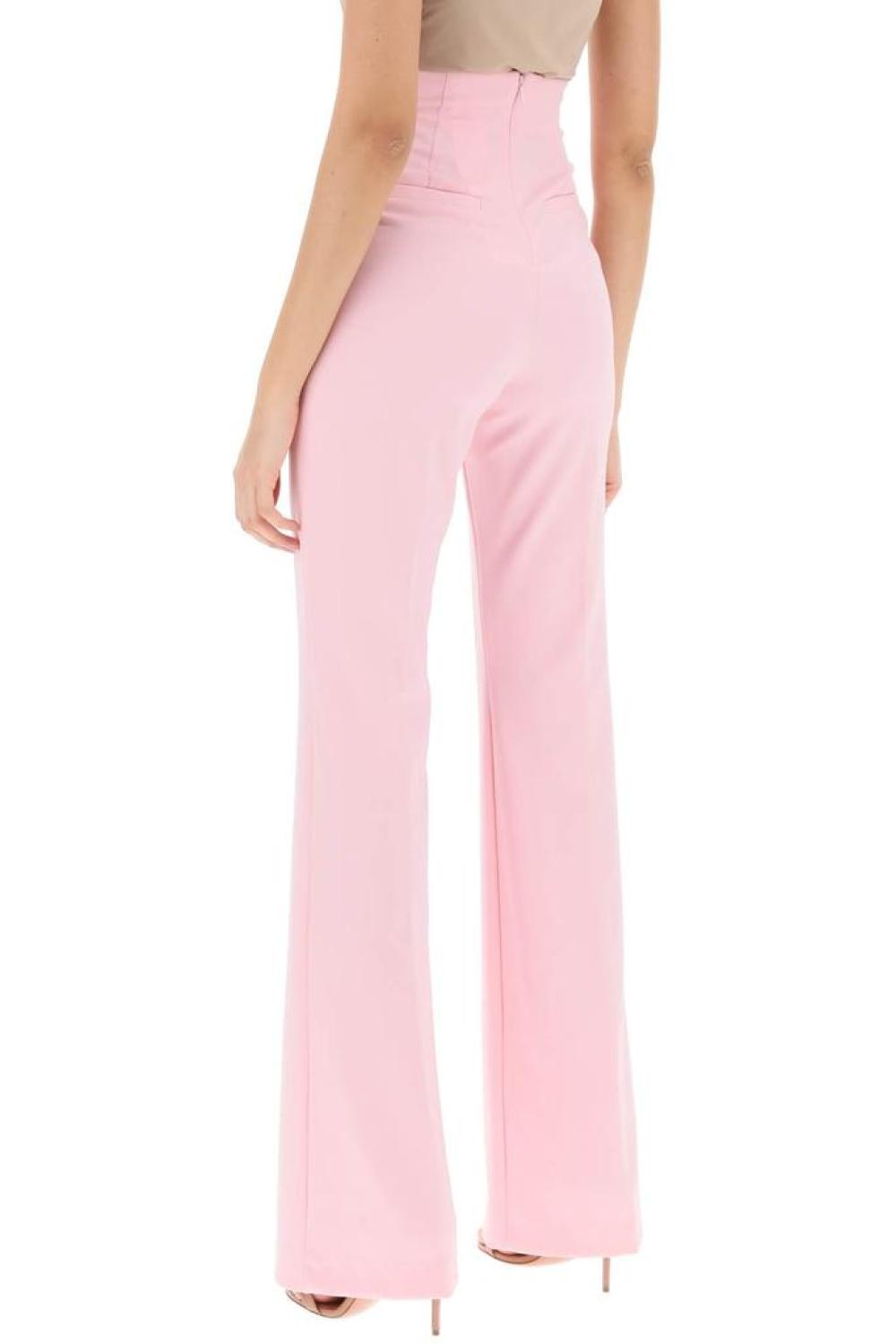 Sportmax Olea Flared Pants In Scuba Jersey