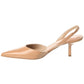 Michael Kors Collection Holly Runway Leather Slingback Pump